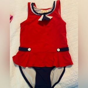 Beaufort Bonnet Co Girls Swimsuit - Size 6 - VVGUC